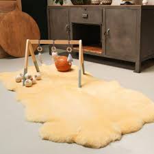cinal sheepskin play rug for your baby