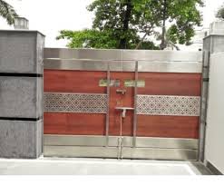 stainless steel designer main gate for