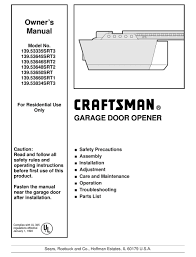 craftsman 139 53335srt3 owner s manual