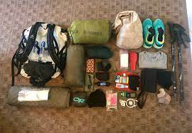 pct ultralight gear list the trek