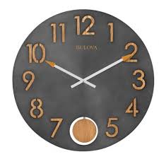 Bulova Flatiron 19 1 2 Inch Wall Clock