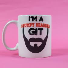 grumpy git mug grumpy bearded git gift