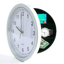 Secret Wall Clock Home Safe Valuables