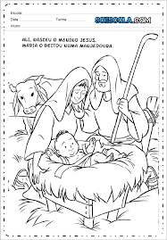 Veja essa seleção com desenhos do nascimento de jesus para colorir. Desenhos De Presepio De Natal Para Colorir E Imprimir Em Pdf