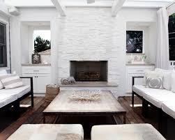 Fireplace White Stone Fireplaces