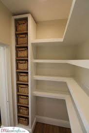 If i had unlimited funds and building skills, i'd put in permanent shelves that wrapped around the whole pantry. Pantry Shelving Ideas Under Stairs