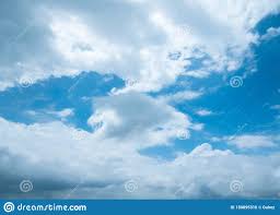 White Clouds In The Blue Sky. Pure Oxygen Stock Photo - Image of cloudy,  climate: 150895316
