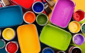 Paints In A Palette Full Of Colors Hd