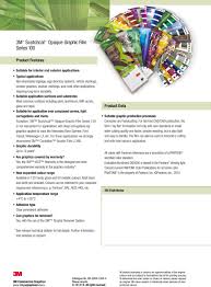 3m Commercial Graphics Colour Card Reference Guide