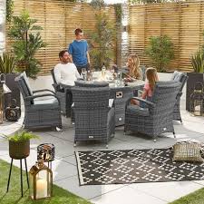 6 Seater Fire Pit Table Top Ers Up