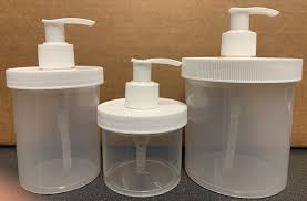 Pump Plastic Bottles Jars Caps