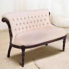 milano 2 seater sofa with mahogany wood