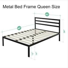 platform bed frame with headboard