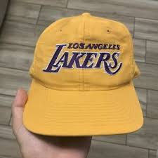 Vintage nba los angeles lakers snapback hat script blockhead rare purple gold. Vintage Los Angeles Lakers Script Sports Specialties Snapback Hat Cap Yellow Ebay