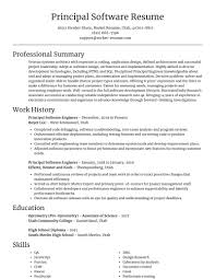 What to highlight in a software engineer's resume. Principal Software Engineer Resume Templates Examples Rocket Resume