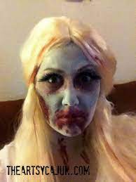 diy zombie makeup the artsy cajun