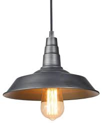 Lnc 1 Light Barn Pendant Lamp Metal