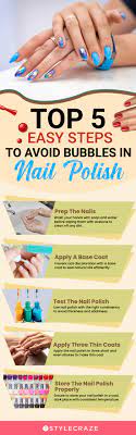 how to avoid bubbles in nail polish