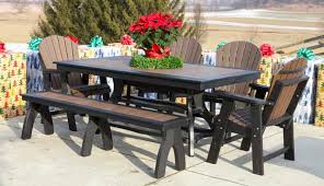 6 ft patio table set from weaver