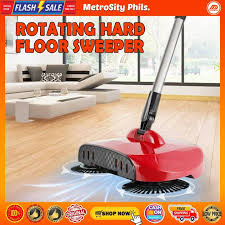 spin sweeper broom rotating