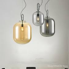 While any type of kitchen has certain lighting needs, an industrial or commercial kitchen has unique needs. Modern Glass Melon Pendant Lights For Living Room Dining Room Bedroom Hanging Lamp Industrial Kitchen Lighting Indoor Lighting Pendant Lights Aliexpress