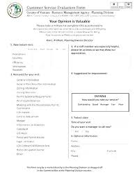Customer Service Questionnaire Template Survey Free