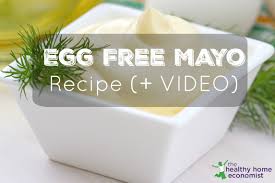 egg free mayonnaise recipe video