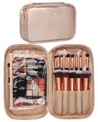 cosmetic case makeup brush organizer