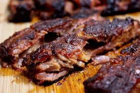 smoked spare ribs that literally fall