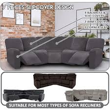 L Shape Sectional Recliner Sofa Covers