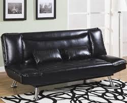 faux leather modern convertible sofa