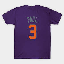 Brand new 2021 nba phoenix suns chris paul nike icon edition swingman jersey nwt. Nba Chris Paul Phoenix Suns Jersey Chris Paul T Shirt Teepublic