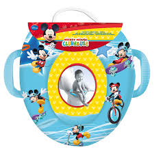 caredyn soft potty seat with handles mickey blue