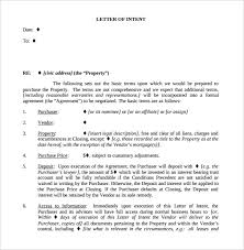 Letter of Intent Real Estate      Download Free Documents in PDF     Creative Template