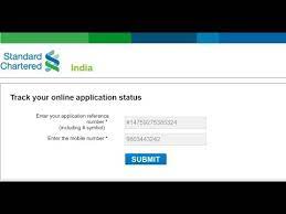 how to check standard chartered credit