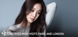 Jung ryeo won is a perfect fit for the various styles and colors of burberry for fall, showing up in korean style. News Actress Jung Ryeo Won Visits Paris And London Unitedkpop
