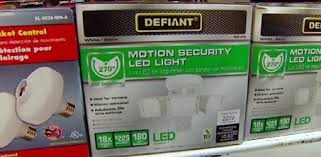defiant motion activated led security