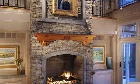 Nantucket Stacked Stone Ct Fireplace
