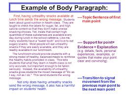 Body Paragraphs Of An Expository Essay