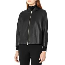 Reiss Beau Leather Jacket Reiss Nocolor 496984401 Women