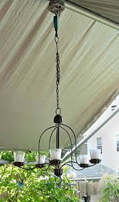 Patio Chandelier On A Pulley Plus More