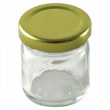 45ml Glass Mini Jam Jars Airtight