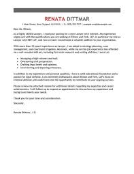 Best Law Cover Letter Examples Livecareer How To Make Your Cover