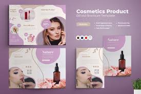 cosmetic brochure design templates free