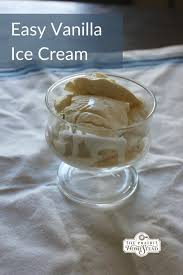 simple homemade vanilla ice cream the