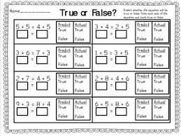 1st Grade Math Equations