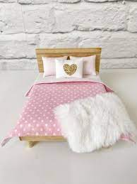 Pink Polka Dot Double Bedding Set