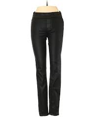 Details About Madewell Women Brown Faux Leather Pants 24 Plus