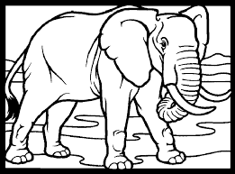Gajah kartun mewarnai belajarmewarnai info. Gambar Lukisan Gajah Kartun