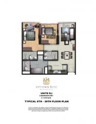 uptown ritz residences floor plans